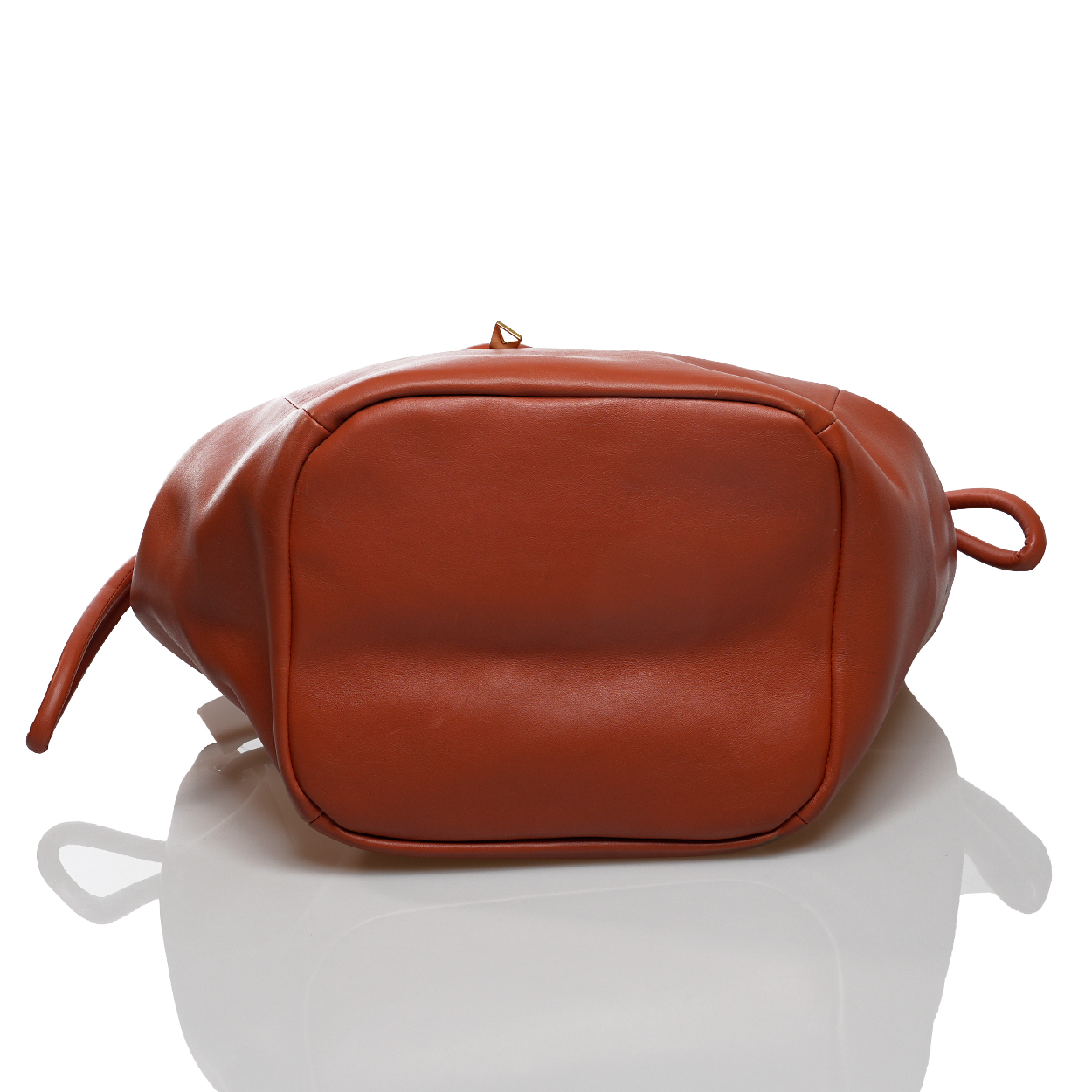 Bottega Veneta - Brick Color Leather Beak Maple Bag